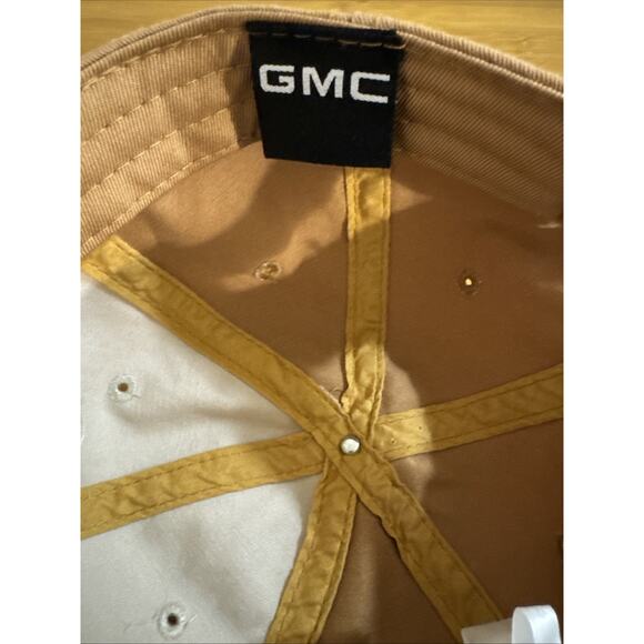 Dri-Duck GMC Baseball Cap Tan Hat Hook And Loop Strap - Picture 3 of 5